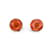 Boucles d'oreilles Chanel Plastique Orange  ref.1194480