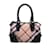 Burberry Handbag Check on Studs Black Cloth  ref.1194945