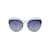 Miu Miu Sonnenbrille Blau Metall  ref.1194978