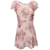 Autre Marque Love Shack Fancy Shimmering Springs Garner Kleid Pink Viskose  ref.1195153