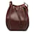 Burgundy Cartier Must de Cartier Leather Bucket Bag Dark red  ref.1195191