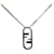 Silberne Fendi O'Lock-Halskette Metall  ref.1195193