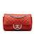 Bolso de hombro con solapa acolchado CC Chanel naranja Cuero  ref.1195212