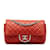 Orange Chanel CC Umhängetasche mit gesteppter Klappe Leder  ref.1195212