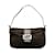 Baguete Flap Marrom Fendi Zucchino forrada Couro  ref.1195255