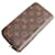 Louis Vuitton Zippy Wallet Brown Cloth  ref.1195388