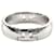Ring Hermès hermes H Or blanc Argenté  ref.1195593