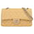 Timeless Chanel Double flap Beige Leather  ref.1195673