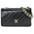 Chanel lined Flap Black Leather  ref.1195697