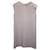 Victoria Beckham Chain-Embellished Crepe Dress in White Viscose Cream Polyester  ref.1195947