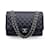 Chanel Black Quilted Caviar Maxi Timeless Classic 2.55 Double Flap Bag Leather  ref.1195951