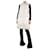 Fendi White shearling long-line gilet - size UK 8  ref.1196024