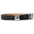 Hermès Black Medor leather studded bracelet  ref.1196028