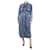 Isabel Marant Etoile Robe midi en denim bleu - taille UK 8 Coton  ref.1196039
