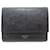 Céline Tri-Fold Black Leather  ref.1196185