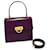 Céline Gancini Purple Leather  ref.1196370