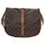 Louis Vuitton Saumur 35 Brown Cloth  ref.1196572