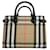 Burberry Banner Tote House Check Derby Canvas Shoulder Bag New Multiple colors Leather Cloth  ref.1196650
