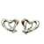 Tiffany & Co Open Heart Silvery Silver  ref.1196894