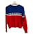 Knitwear sweater Isabel Marant Etoile Red Blue Cotton Wool  ref.1197301