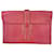Hermès Hermes Jige Red Leather  ref.1197317