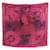 Hermès Quadratische Seide Pink  ref.1197352