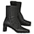 BALENCIAGA  Ankle boots T.eu 38 leather Black  ref.1197380