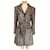 MOSCHINO  Coats T.fr 40 Wool Brown  ref.1197396