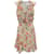 Autre Marque Saloni Fawn Poppies Cece Dress Beige Silk  ref.1197418