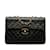 Bolsa de ombro preta Chanel Jumbo XL clássica em pele de cordeiro Maxi com aba única Preto Couro  ref.1197435
