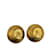 Clipe Chanel CC dourado em brincos Banhado a ouro  ref.1197477