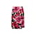 Red & Multicolor Prada 2019 Rose Print Skirt Size US L Synthetic  ref.1197480