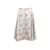 White & Multicolor Prada 2019 Silk Rose & Butterfly Print Skirt Size IT 46  ref.1197482