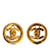 Brincos Chanel CC Turn Lock em ouro Dourado Banhado a ouro  ref.1197486