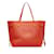 Orangefarbene Louis Vuitton Epi Neverfull MM-Einkaufstasche Leder  ref.1197507
