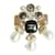 Chanel 16Eine XL-goldene CC-Brosche Metall  ref.1197669