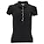 Burberry-Poloshirt mit Puffärmeln aus schwarzer Baumwolle  ref.1197745