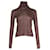 Bottega Veneta Turtleneck Top in Brown Cashmere Wool  ref.1197747