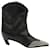 Khaite Dallas Crystal-Embellished Ankle Boots in Black Leather  ref.1197750