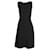 Vestido sem mangas Bottega Veneta em linha A em lã virgem preta Preto  ref.1197758