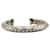 Bottega Veneta Intrecciato Cuff Bracelet in Silver Metal Silvery Metallic  ref.1197772