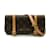 Louis Vuitton Bolsa de acessórios Monogram Pochette Marrell M51157 Marrom Lona  ref.1197803