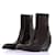 KHAITE  Ankle boots T.eu 40 leather Dark red  ref.1197898