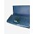 Smythson Clutch de viagem em pele de crocodilo azul - vista 6