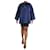 Balenciaga Abrigo azul de manga ancha - talla UK 12 Poliéster  ref.1198055