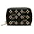 Christian Louboutin Black Studded Leather Coin Pouch Pony-style calfskin  ref.1198165