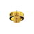 Hermès Kelly-Schal-Ring Golden Metall  ref.1198195