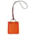 Hermès Taschenanhänger Orange Leder  ref.1198295