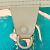 Keepall Borse da viaggio LOUIS VUITTON Bianco - vista 8