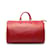 Speedy Sacs à main LOUIS VUITTON Cuir Rouge